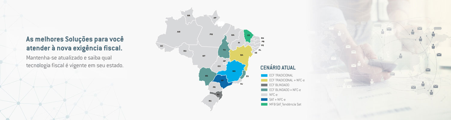 Saiba qual tecnologia fiscal é vigente em seu estado.